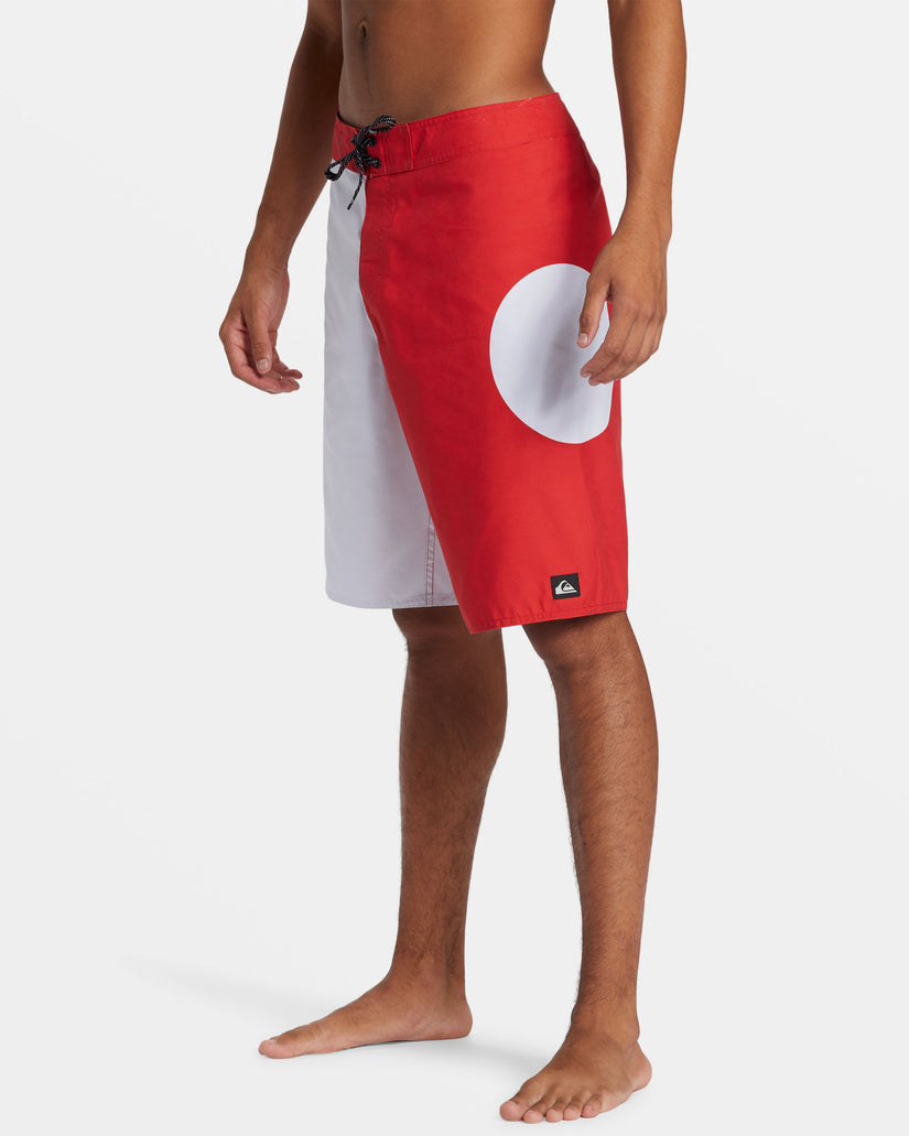 Everyday Griff Straight 21" Boardshorts - Salsa