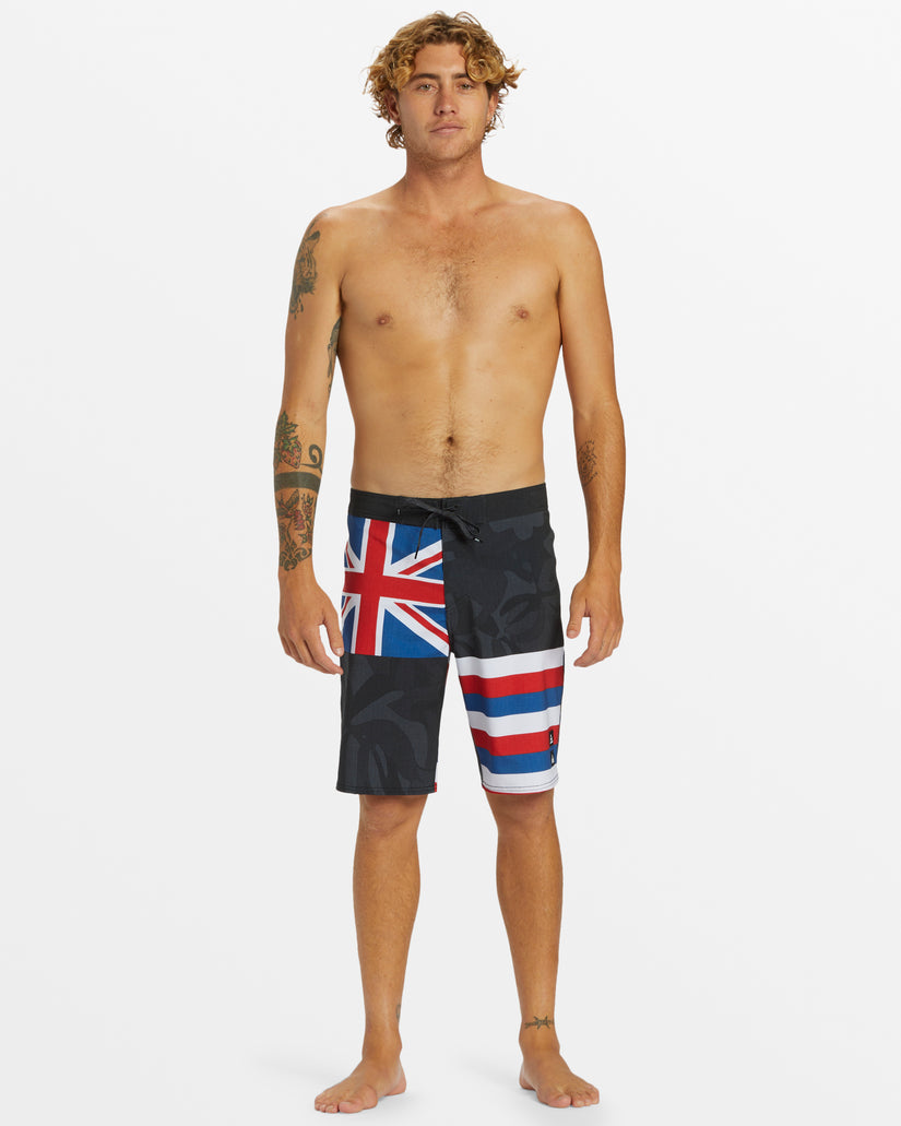 Surfsilk Hawaii Flyer 20" Boardshorts - Black