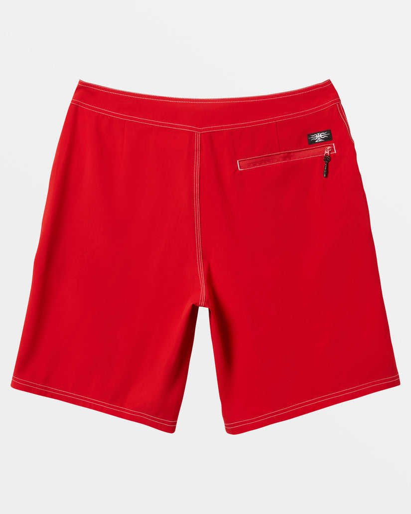 Mercury Slash Panel 20" Boardshorts - Salsa