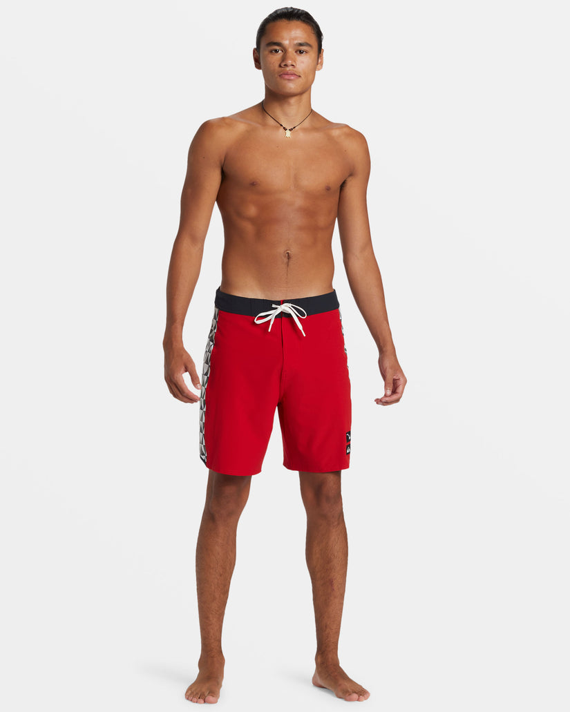 Rothman Arch 18" Boardshorts - Salsa