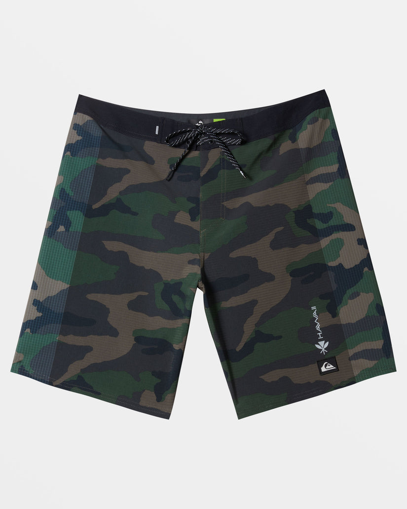 Highline Hawaii Arch 19" Boardshorts - Camo