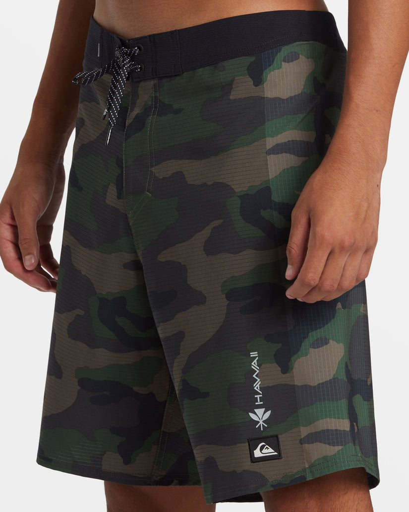 Highline Hawaii Arch 19" Boardshorts - Camo