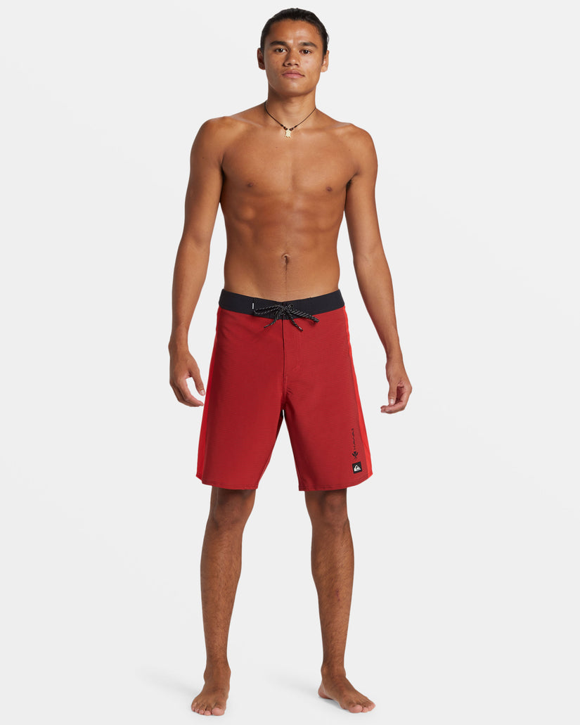 Highline Hawaii Arch 19" Boardshorts - Salsa