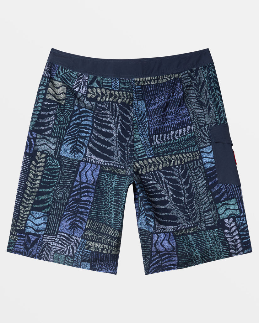 Surfsilk Hawaii Tropics 21" Boardshorts - Dark Navy