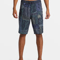 Surfsilk Hawaii Tropics 21" Boardshorts - Dark Navy