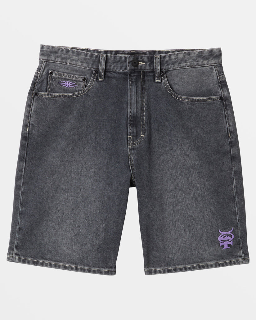 Mercury Denim Shorts - Forest Night