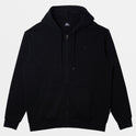 Salt Water Zip Hoodie - Black