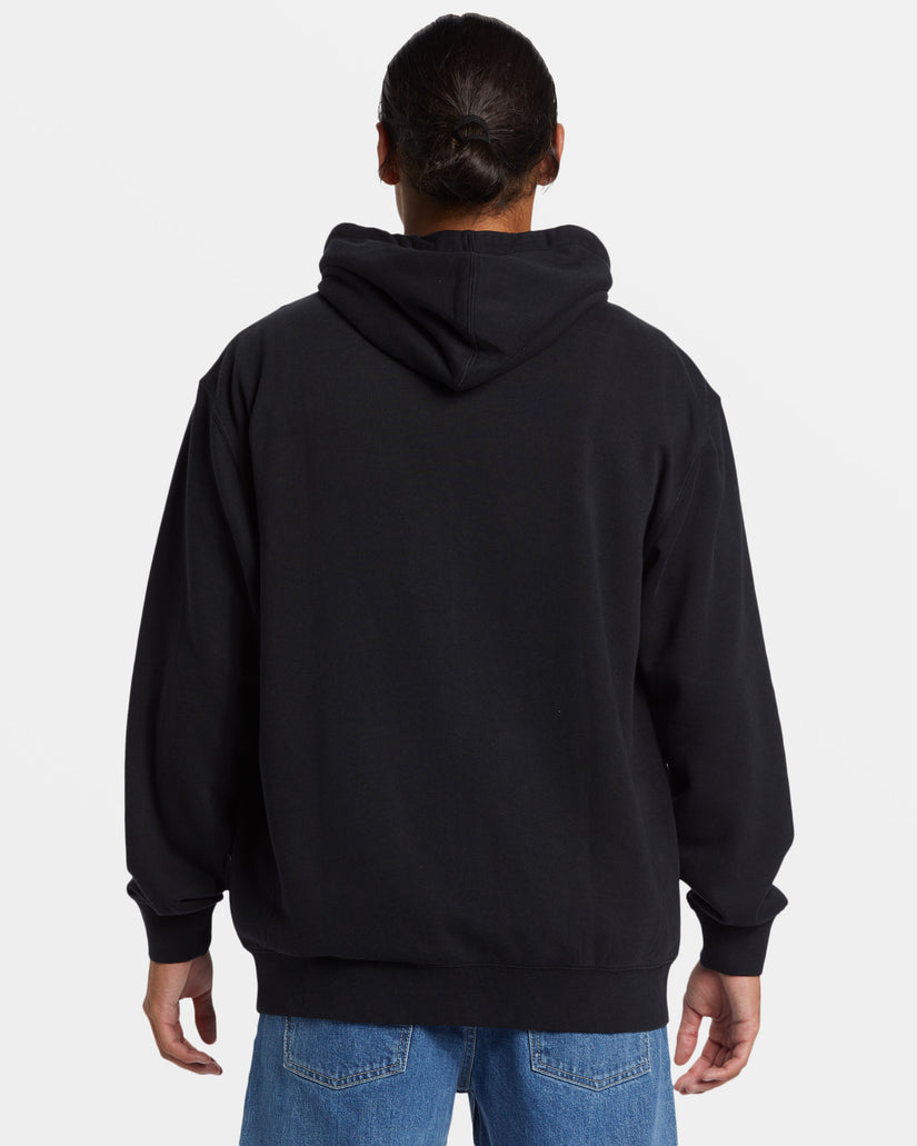 Salt Water Zip Hoodie - Black