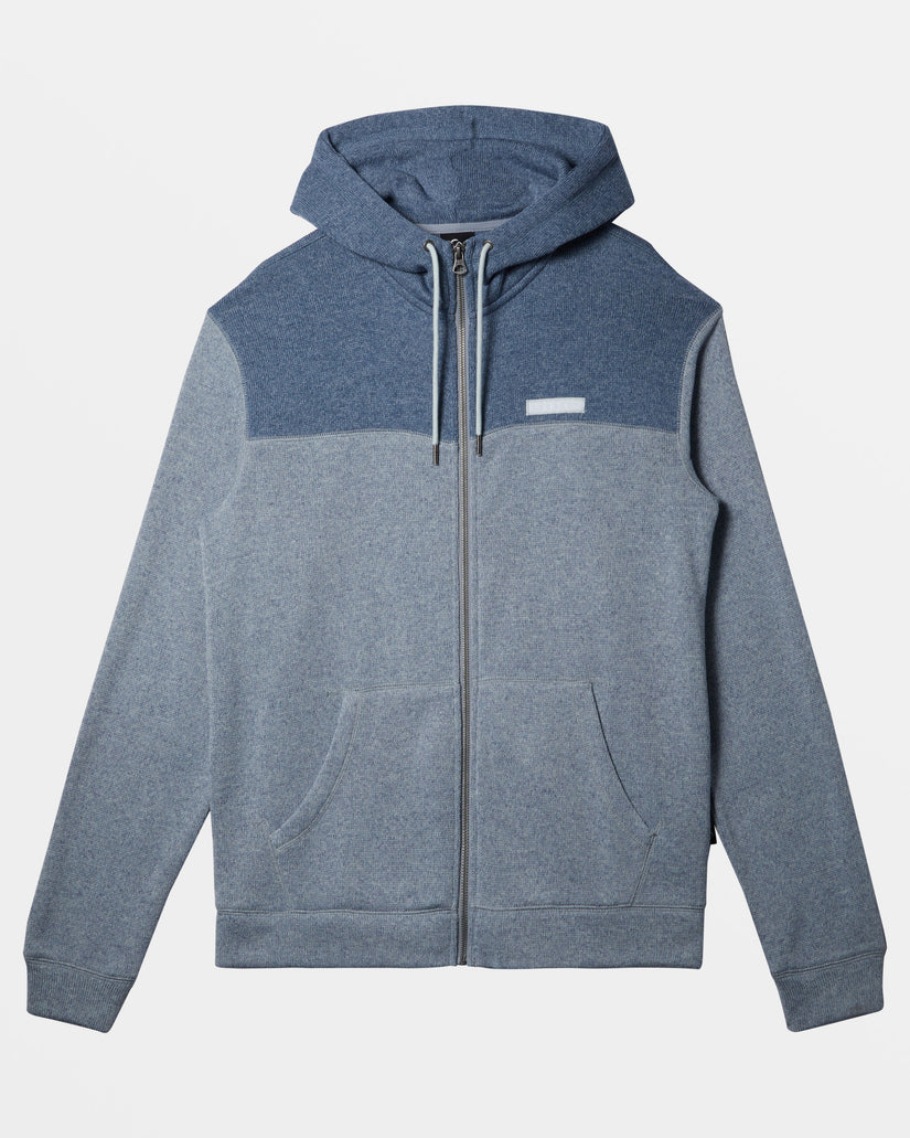 Keller Block Zip Hoodie - Ice Flow Heather