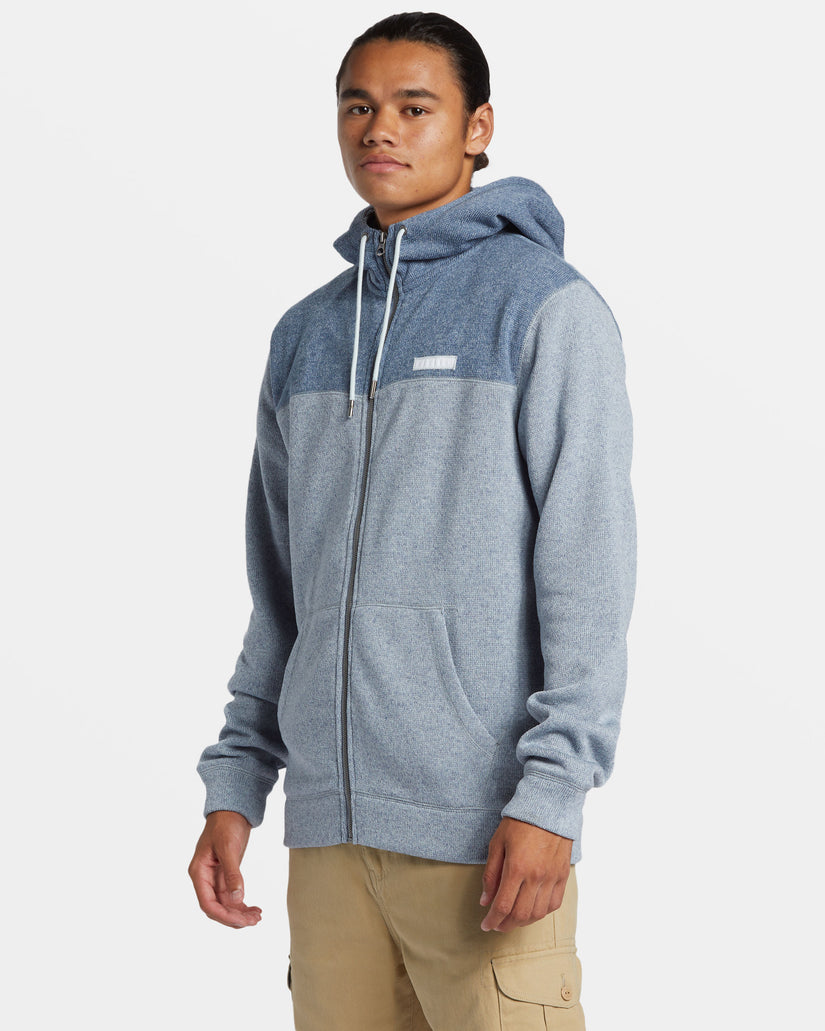 Keller Block Zip Hoodie - Ice Flow Heather