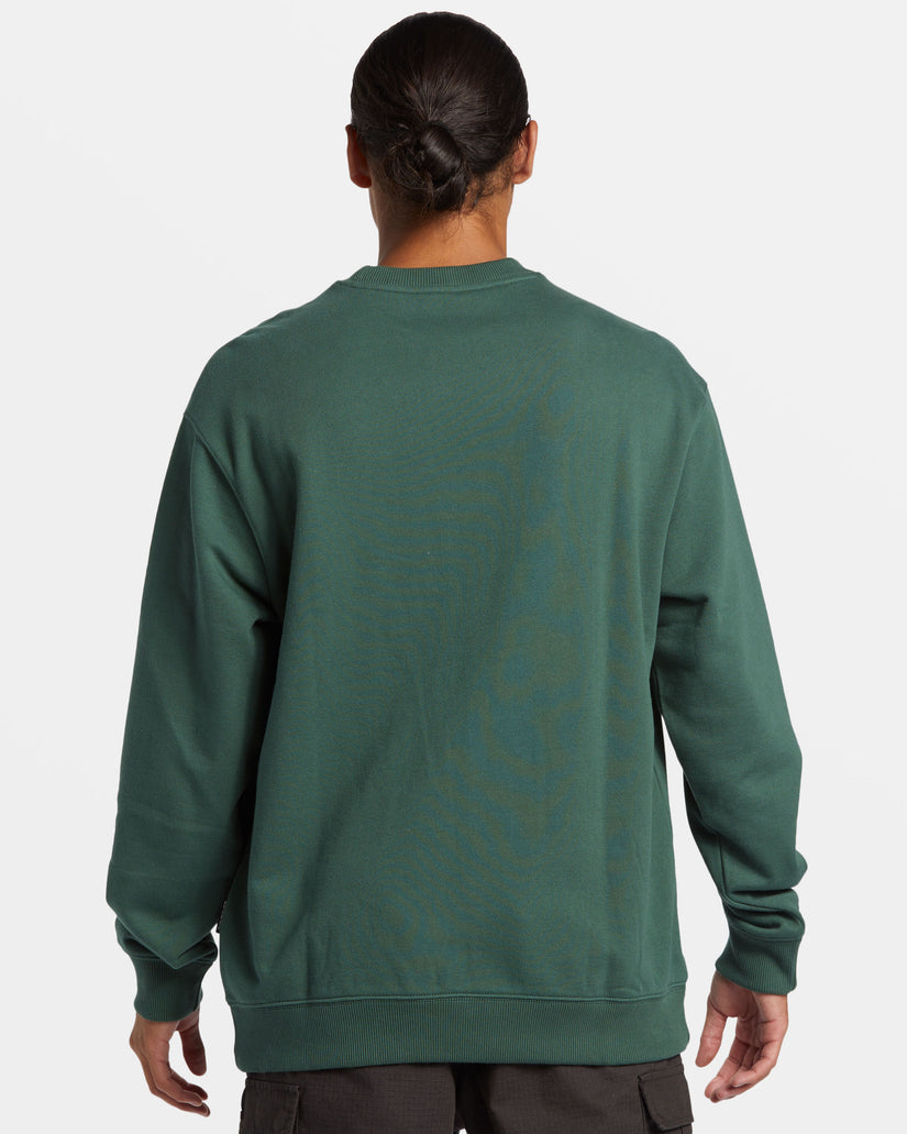 DNA Bubble Logo Crew Neck Sweatshirt - Forest