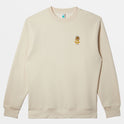 E Peace Out Crew Neck Sweatshirt - Birch