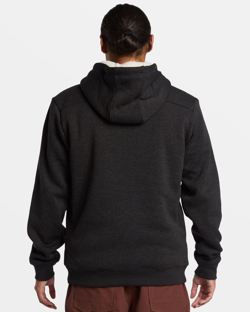 Keller Zip Hoodie - Black Heather