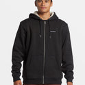 Keller Zip Hoodie - Black Heather