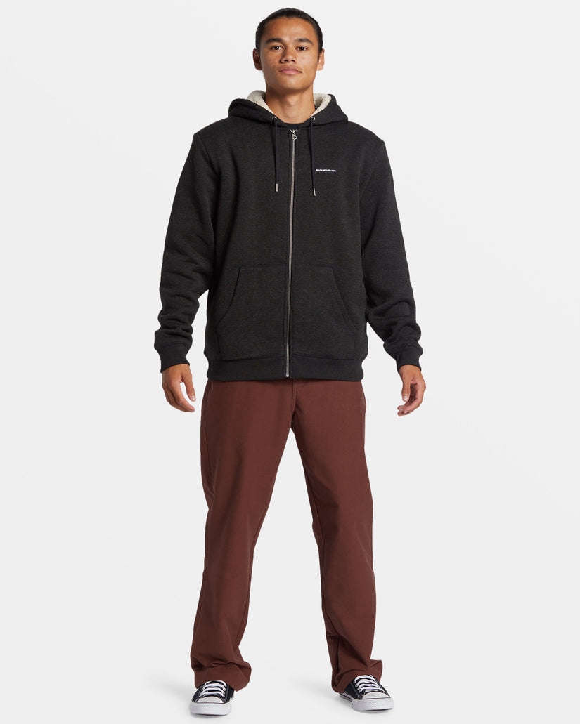 Keller Zip Hoodie - Black Heather