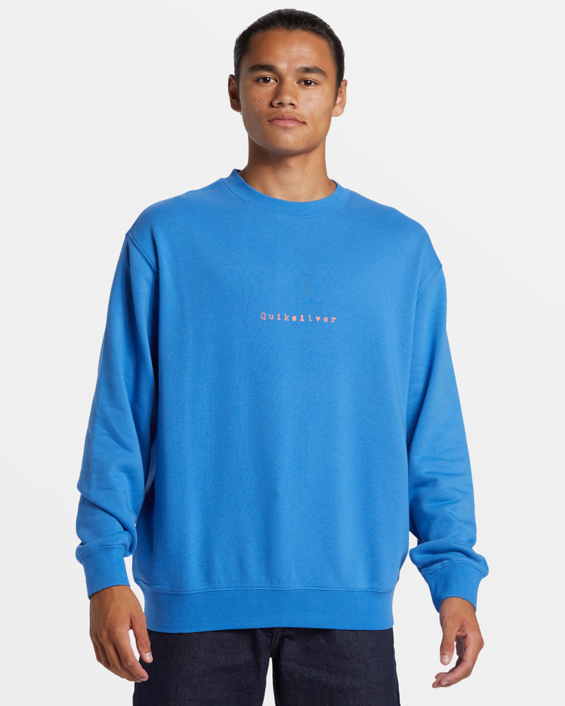 Graphic Crewneck Sweatshirt - Nebulas Blue