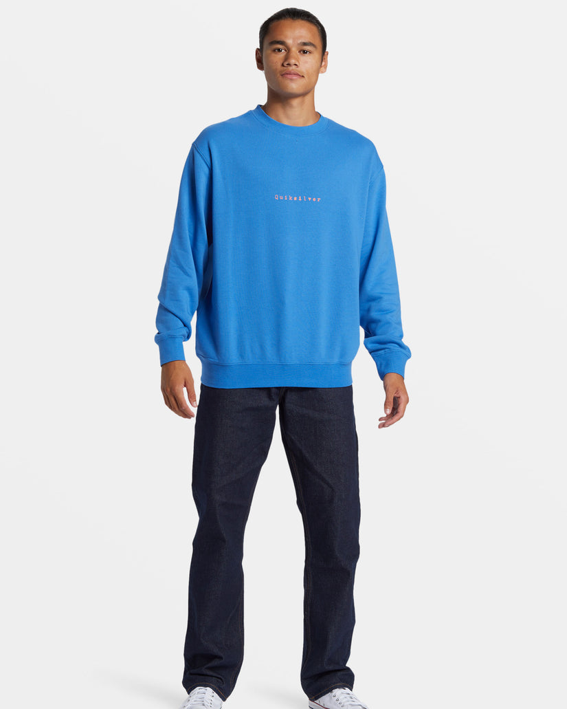 Graphic Crewneck Sweatshirt - Nebulas Blue