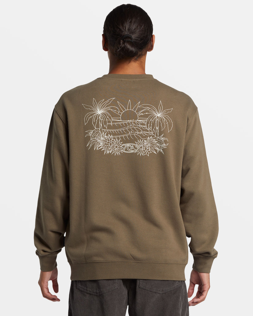 Graphic Crewneck Sweatshirt - Canteen