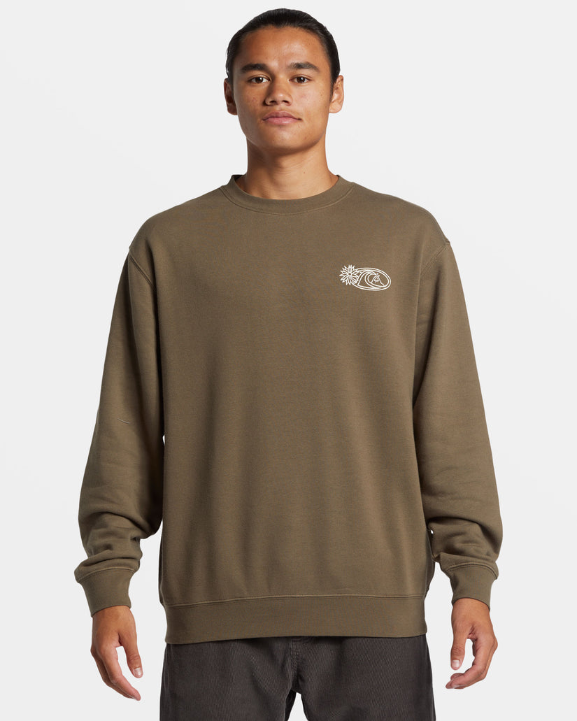 Graphic Crewneck Sweatshirt - Canteen