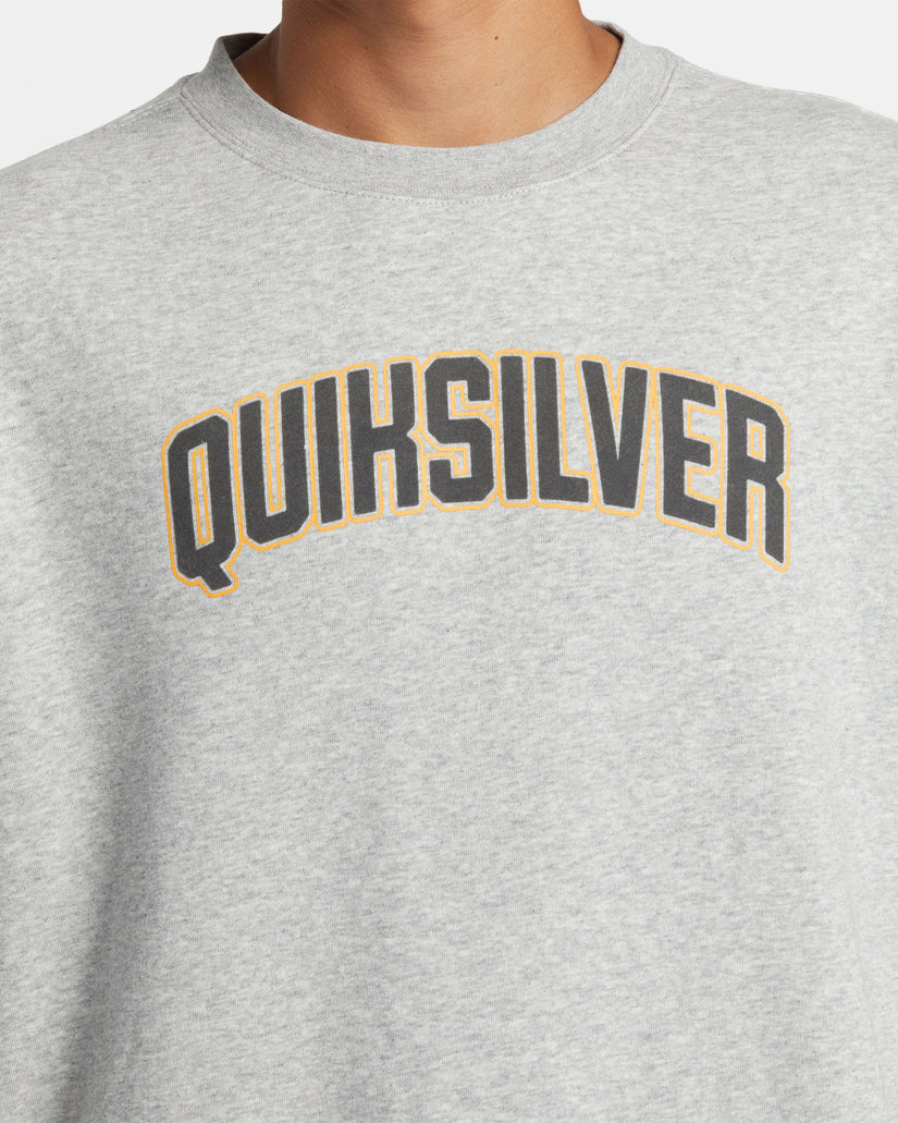 Graphic Crewneck Sweatshirt - Grey Heather