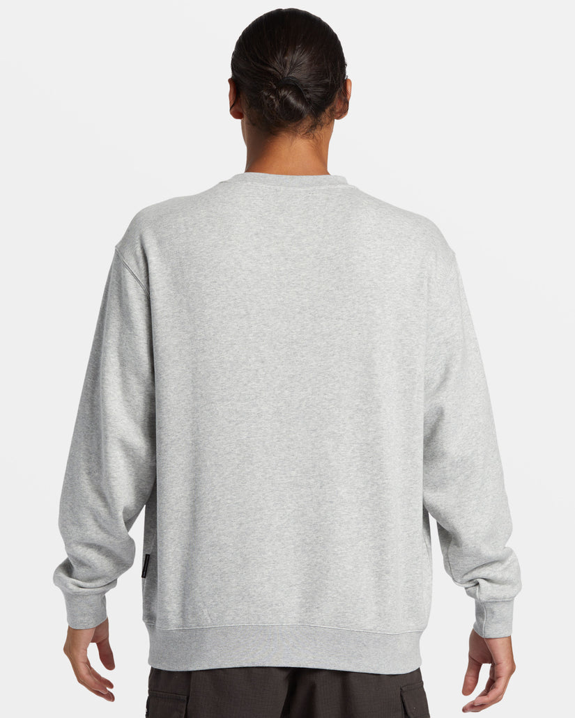 Graphic Crewneck Sweatshirt - Grey Heather