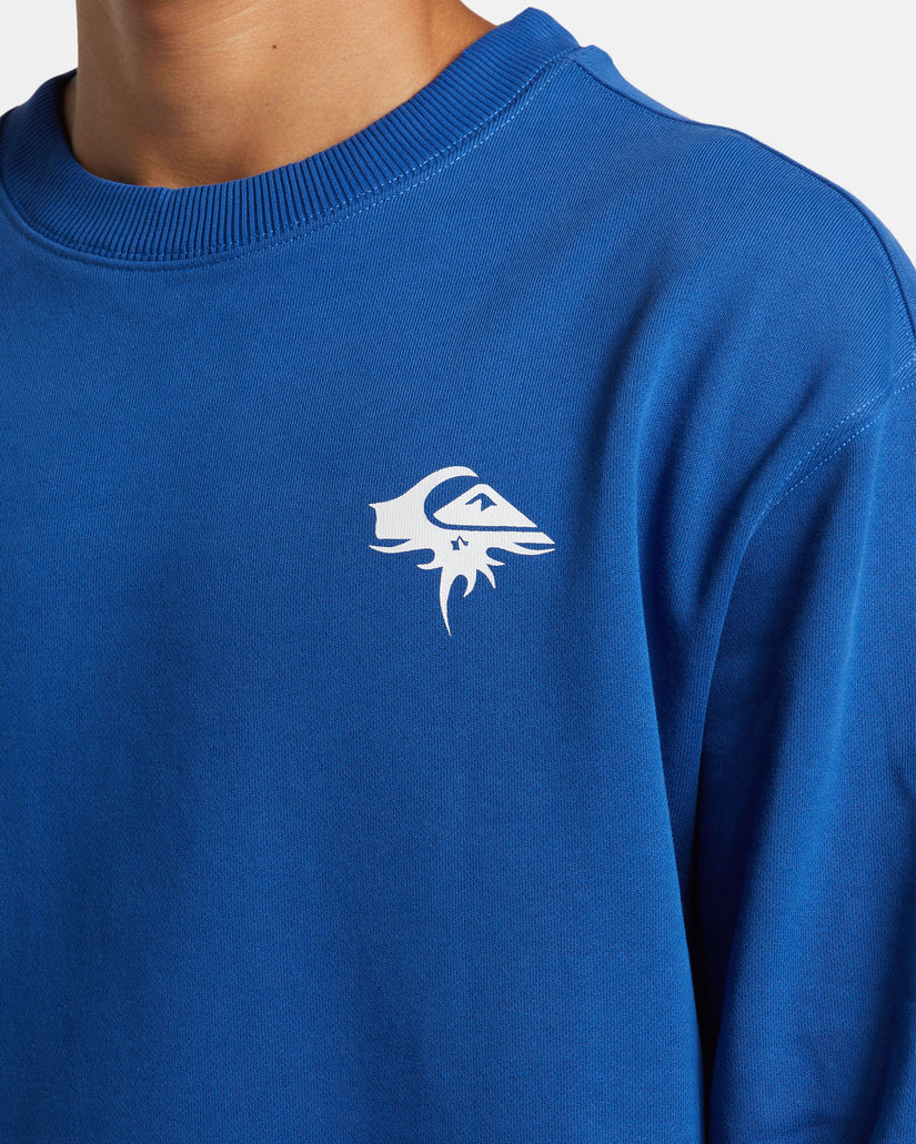 DNA Thorn Logo Crewneck Sweatshirt - Monaco Blue