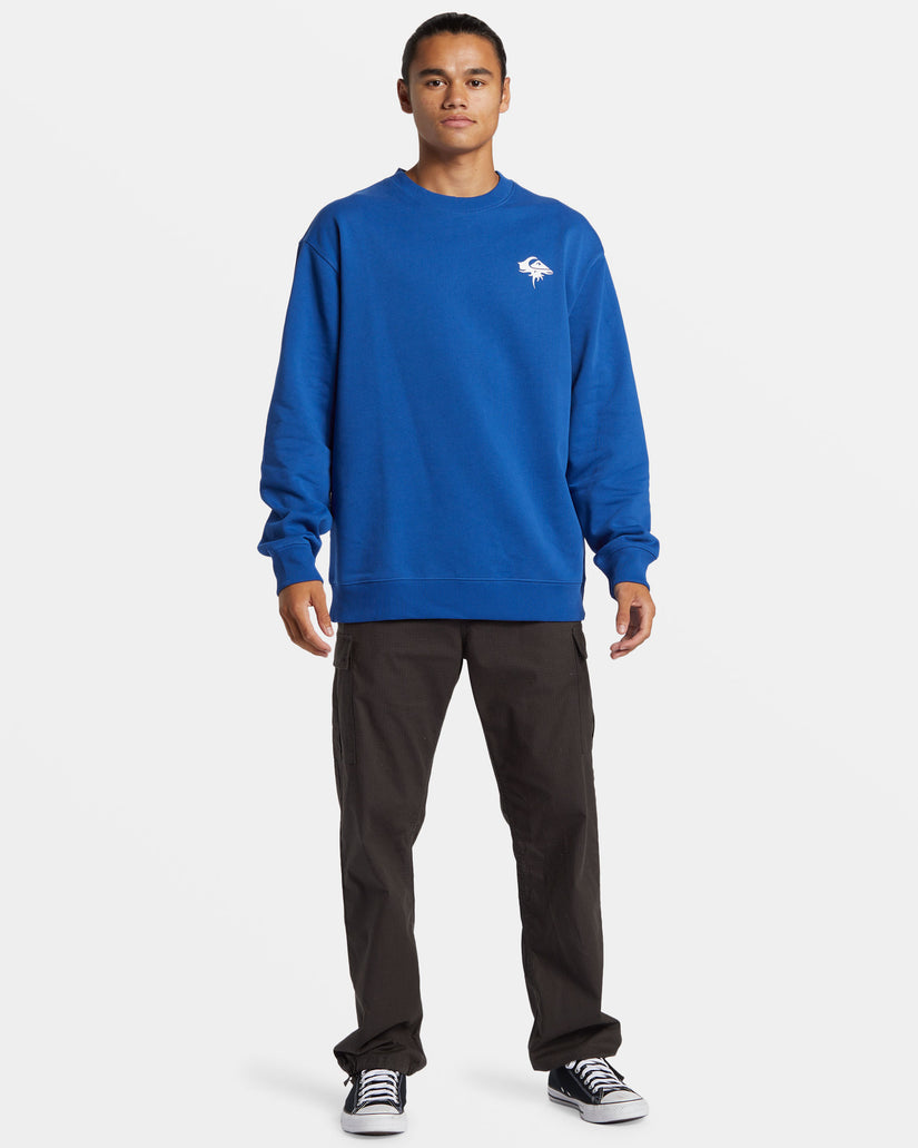 DNA Thorn Logo Crewneck Sweatshirt - Monaco Blue