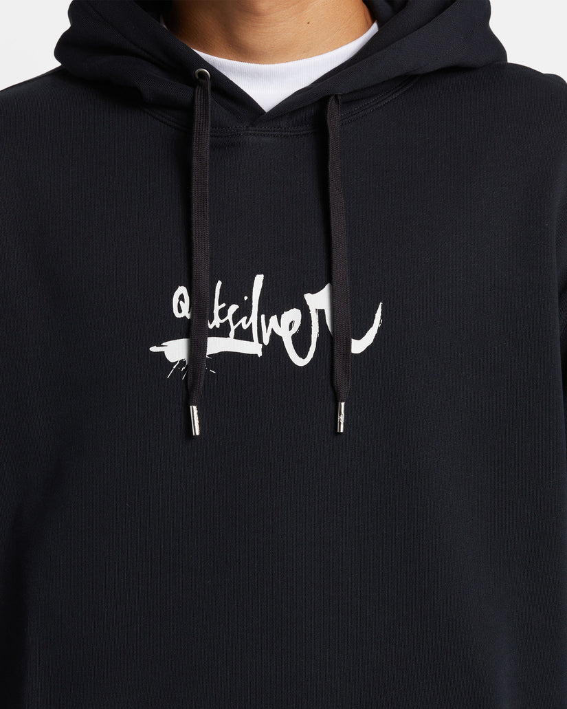 DNA Impaired Logo Hoodie - Black