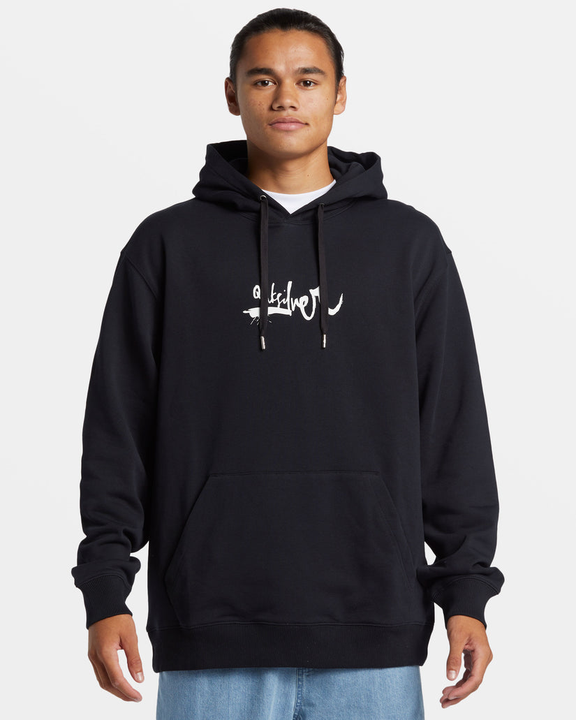 DNA Impaired Logo Hoodie - Black