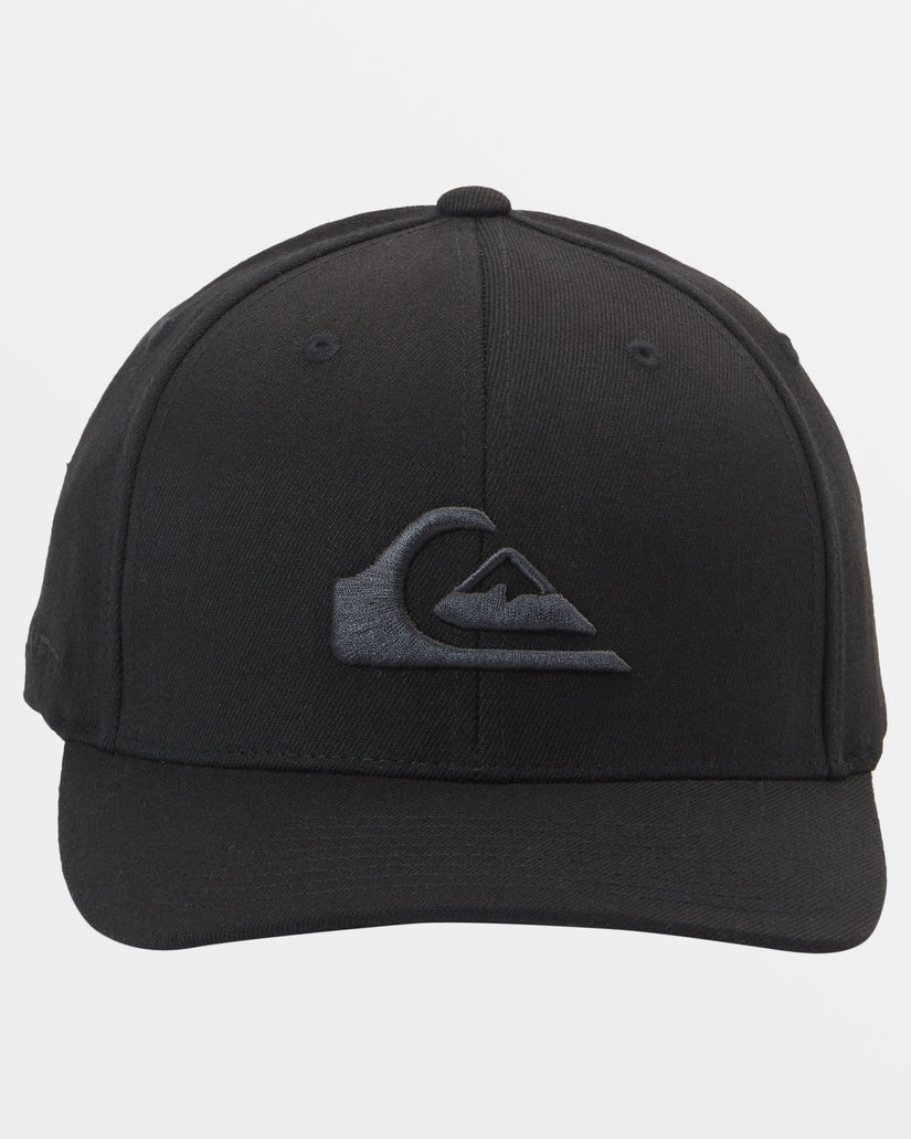 Mountain And Wave Flexfit Hat - Black/Black