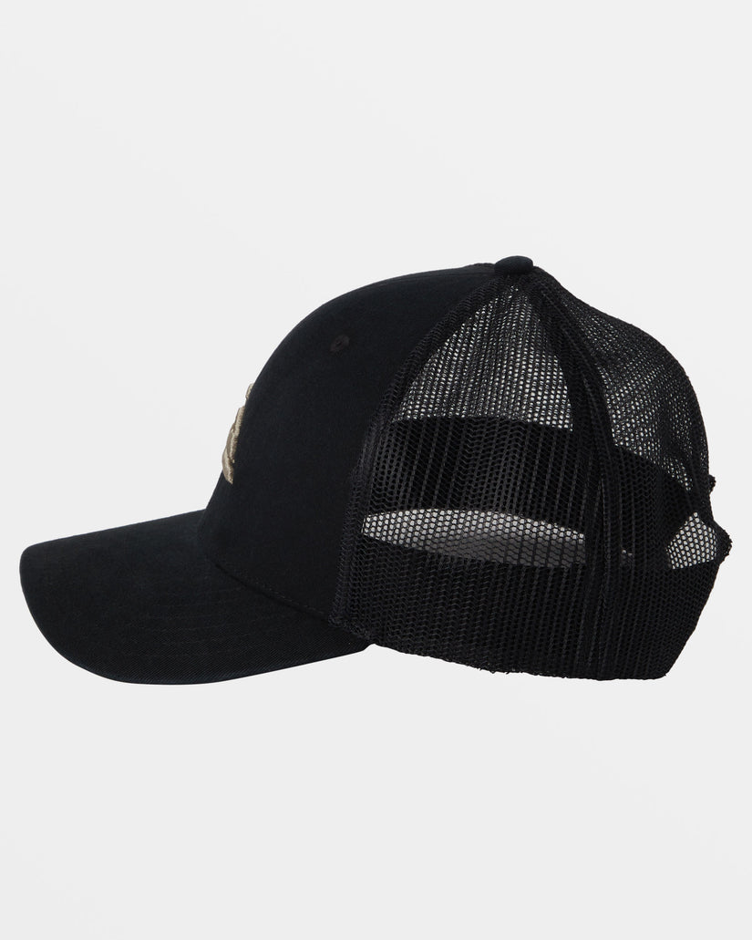 Grounder Trucker Hat - Black