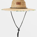 Pierside Print Sun Hat - Black/Black