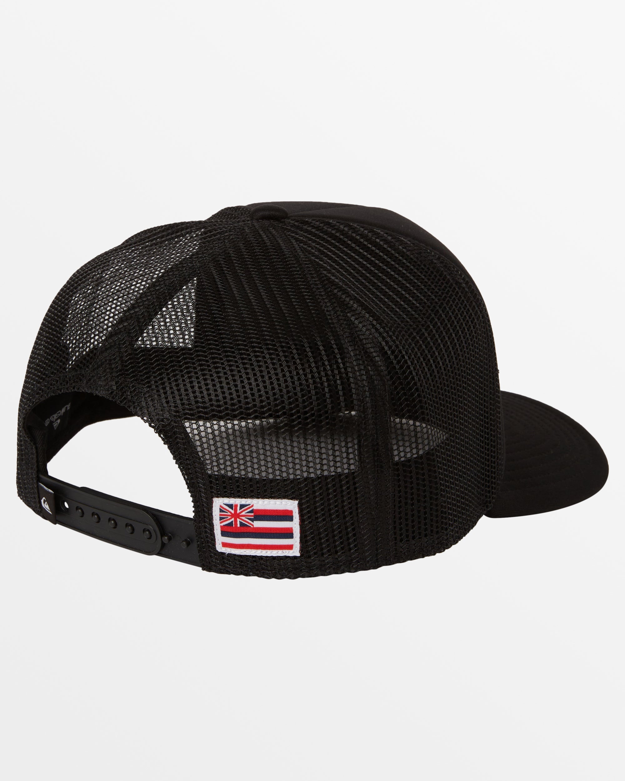 Hawaii Rooster Trucker Hat Black Quiksilver