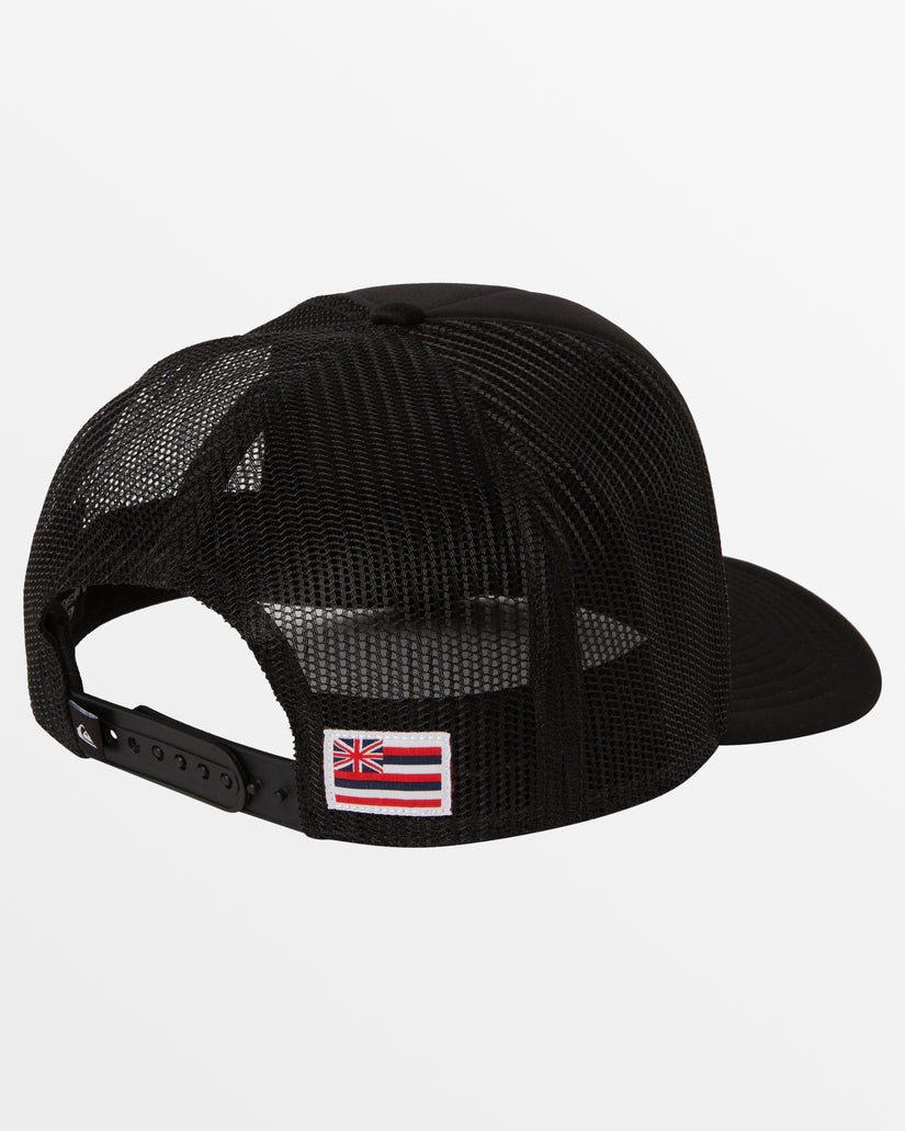 Hawaii Blazing Sun Trucker Hat - Black