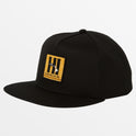 Hawaii Tapa Plains Snapback Hat - Black