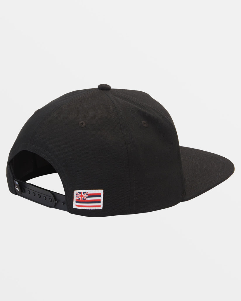 Shark Dive Snapback Hat - Black