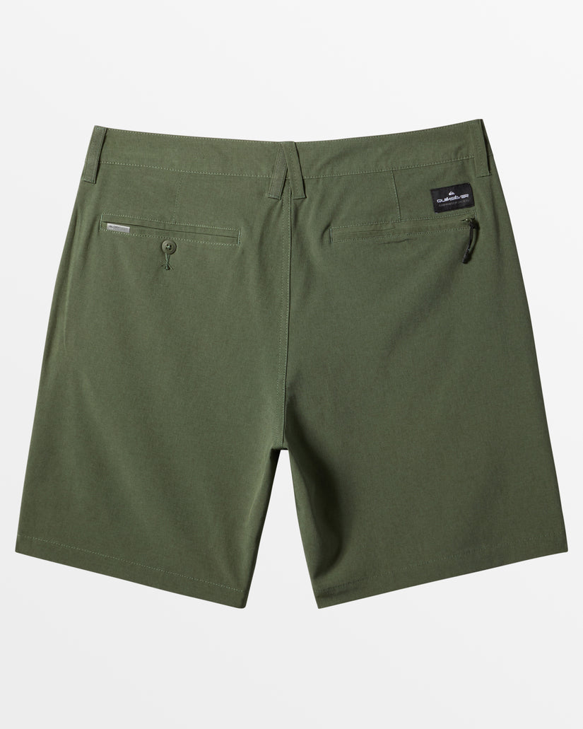 E Union Heather 18" Amphibian Boardshorts - Thyme