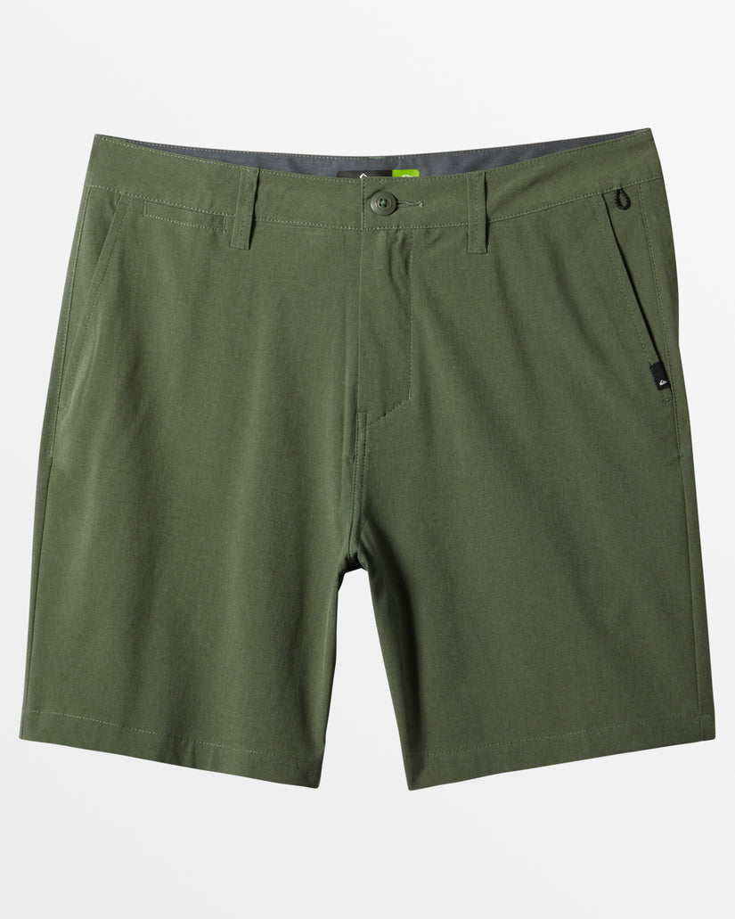 E Union Heather 18" Amphibian Boardshorts - Thyme