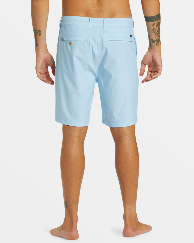 Union Heather Amphibian 20" Hybrid Shorts - Blue Bell