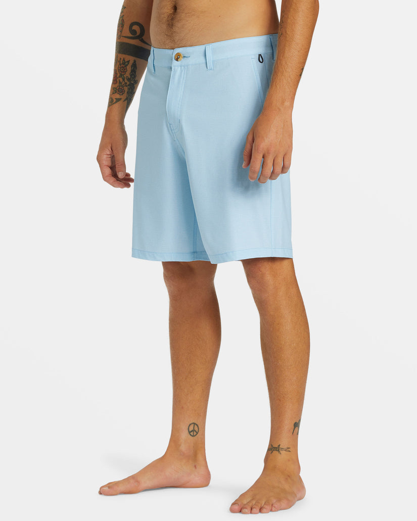 Union Heather Amphibian 20" Hybrid Shorts - Blue Bell