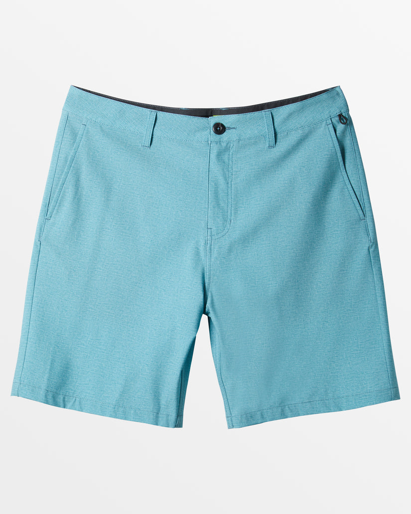 Union Heather Amphibian 20" Hybrid Shorts - Larkspur