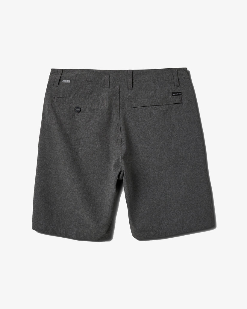 Union Heather Amphibian 20" Hybrid Shorts - Black