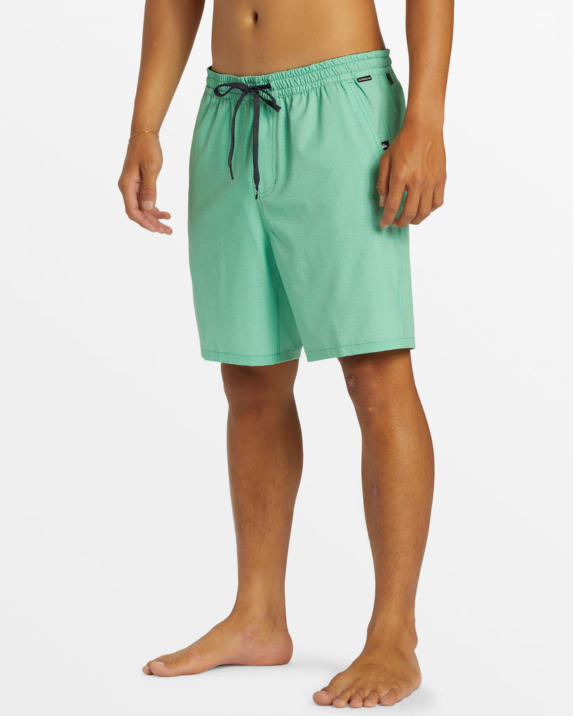 Taxer Heather Amphibian 18" Hybrid Shorts - Green Spruce