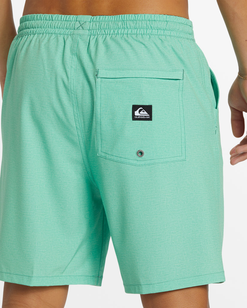 Taxer Heather Amphibian 18" Hybrid Shorts - Green Spruce