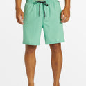 Taxer Heather Amphibian 18" Hybrid Shorts - Green Spruce