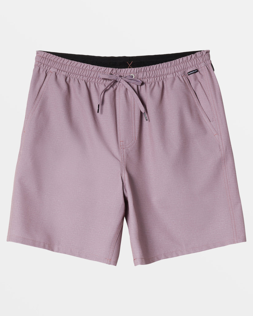 Taxer Heather Amphibian 18" Hybrid Shorts - Grape Shake