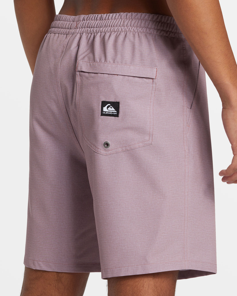 Taxer Heather Amphibian 18" Hybrid Shorts - Grape Shake