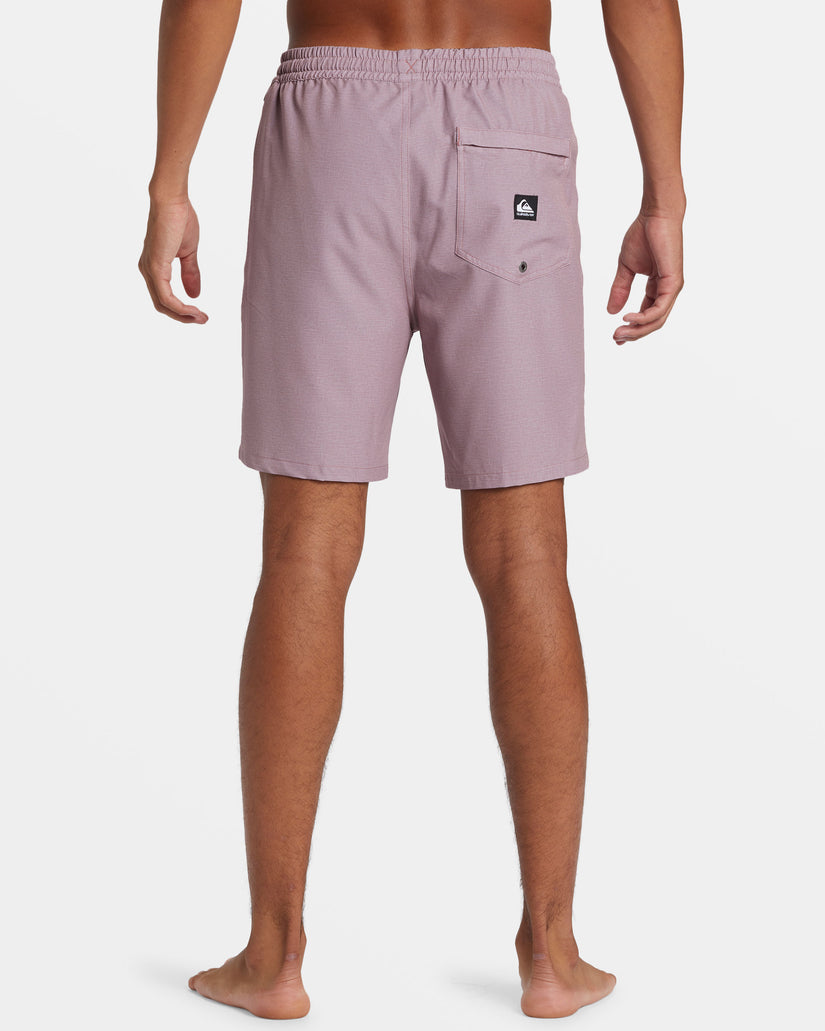 Taxer Heather Amphibian 18" Hybrid Shorts - Grape Shake