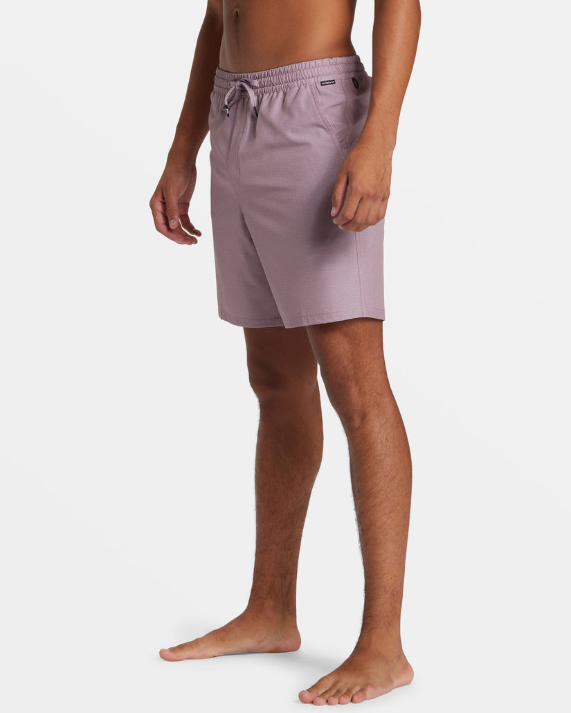 Taxer Heather Amphibian 18" Hybrid Shorts - Grape Shake