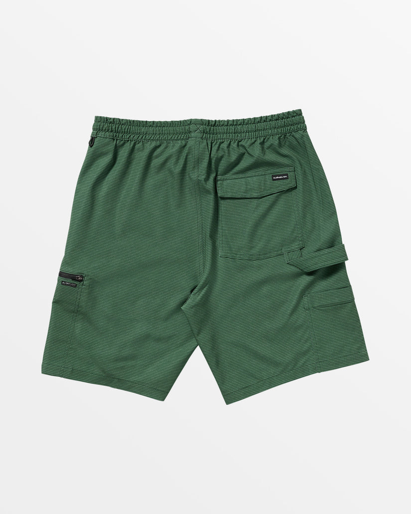 Taxer Cargo Amphibian 19" Hybrid Shorts - Forest